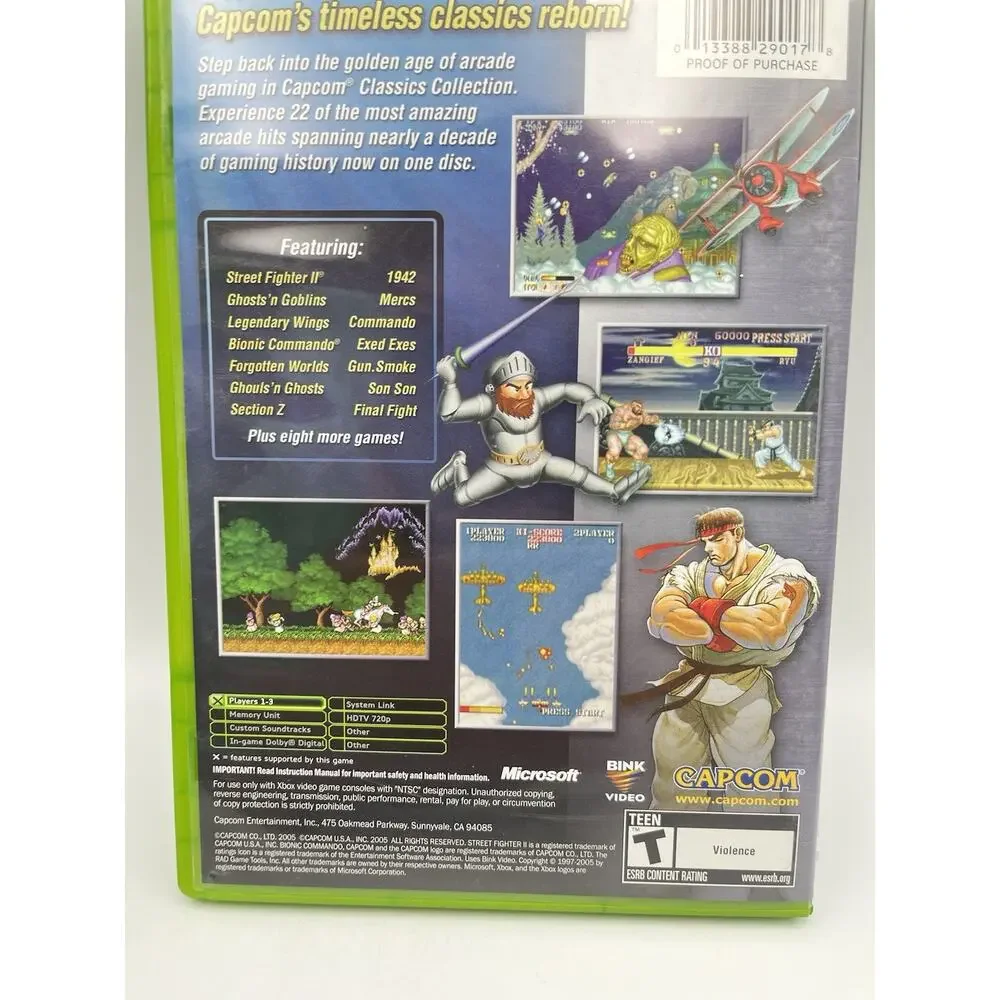 Capcom Classics Collection - Microsoft Xbox Complete Tested Authentic - Picture 3 of 10